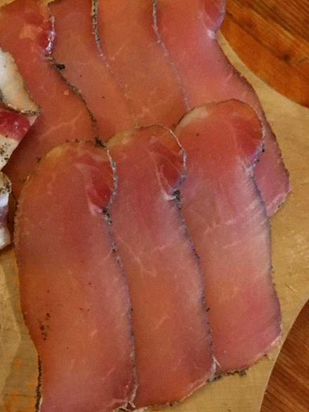 Istrian dried pork loin (ombolo)