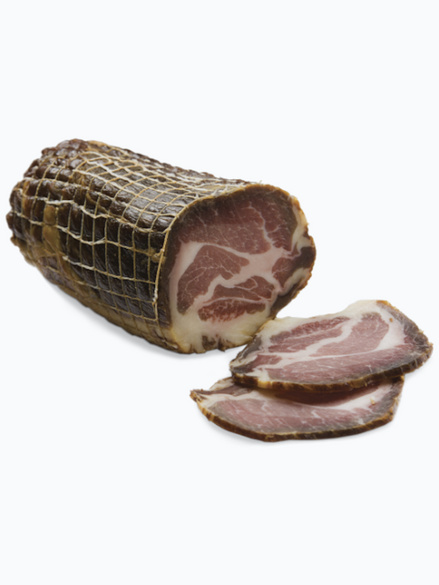 Istrian dry cured pork collar (vratina)