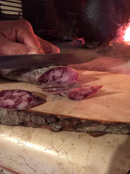 Istrian dried sausages (kobasice)